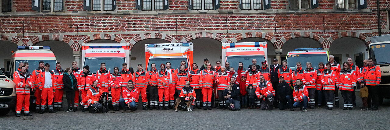 Gruppenfoto des DRK KV Herzogtum Lauenburg in Reinbek